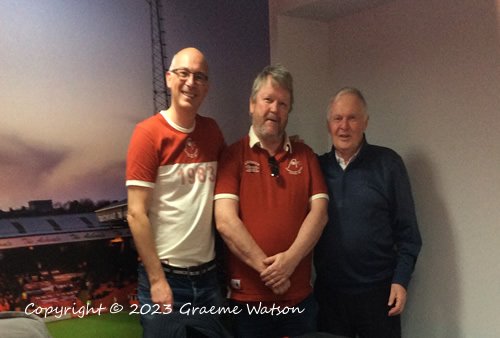 Nick Brown, Graeme Watson and Joe Harper, 23 Nov 2023